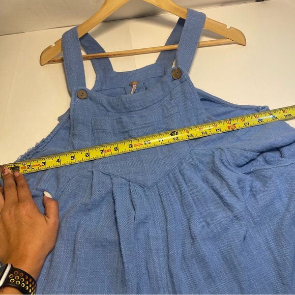 Free People Free-Est Sun-Drenched Overalls Jumpsuit Wide-Leg Slouchy XS Bohemian - Picture 6 of 13